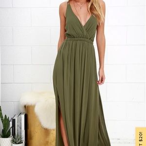 Lulu’s backless maxi dress